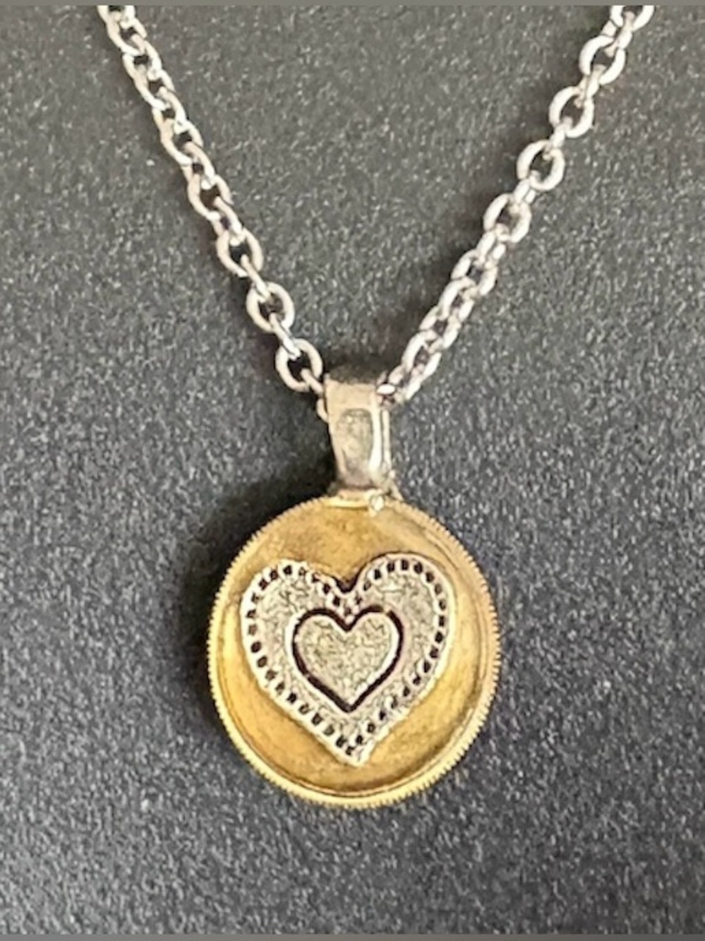 🌳💟ARTISAN Necklace w/ Heart & Tree of Life Charms on 20” Chain - Picture 6 of 9